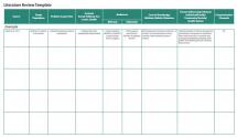 Audience-Focused Literature Review Template
