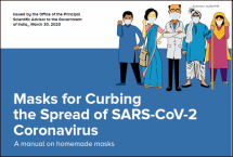 Masks for Curbing the Spread of SARS-CoV-2 Coronavirus Illustration by MoHFW A manual on homemade masks