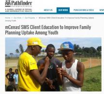 mCenas! SMS Client Education to Improve Family Planning Uptake Among Youth