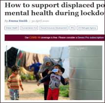 How to Support Displaced Populations’ Mental Health during Lockdown