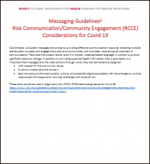 Messaging Guidelines – Risk Communication/Community Engagement (RCCE) Considerations for Covid-19