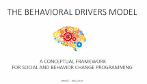 The Behavioral Drivers Model: A Conceptual Framework for Social and Behavior Change Programming
