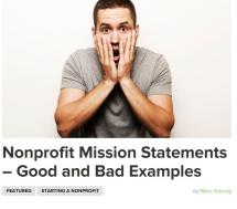 Nonprofit Mission Statements