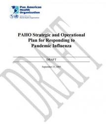 PAHO Strategic and Operational Plan for Responding to Pandemic Influenza