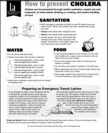 How to Prevent Cholera