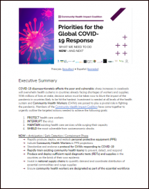 Priorities for the Global COVID-19 Response