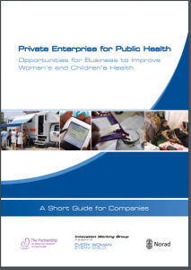 Private Enterprise for Public Health: A Short Guide for Companies