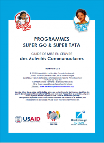 Programmes super go & super tata: Guide de mise en œuvre des activités communautaires