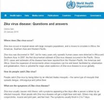 Zika Virus Disease: Questions and Answers