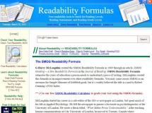 Readability Formulas