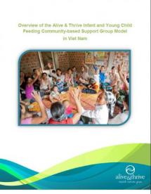 Alive & Thrive Infant and Young Child Feeding Community-based Support Group Model in Viet Nam
