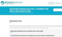 Resource Mobilization Implementation Kit