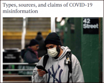 Types, Sources, and Claims of COVID-19 Misinformation