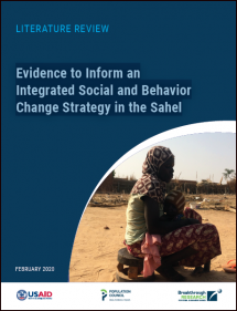 Evidence to Inform an Integrated Social and Behavior Change Strategy in the Sahel