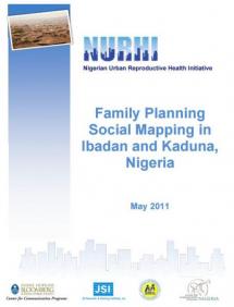 Family Planning Social Mapping in Ibadan and Kaduna, Nigeria