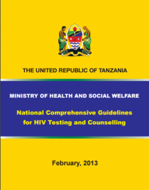 National Comprehensive Guidelines for HIV Testing and Counselling
