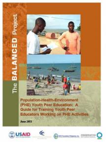 A Guide for Training Youth Peer Educators Working on Integrated PHE Activities