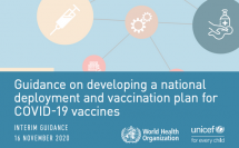 Guidance on Developing a National Deployment and Vaccination Plan for COVID-19 Vaccines