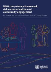 WHO competency framework, risk communication and community engagement