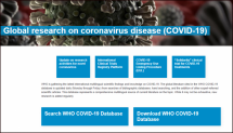 Global Research on Coronavirus Disease (COVID-19)