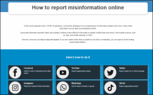 How to Report Misinformation Online