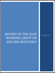 Report of the Sage Working Group on Vaccine Hesitancy